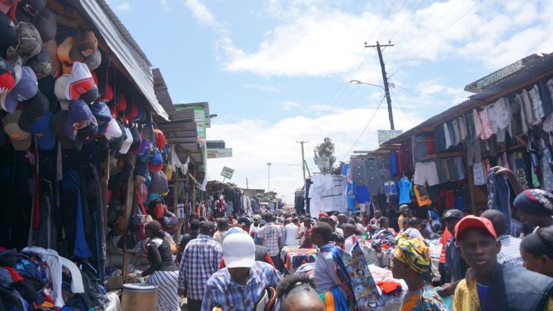 Altkleidermarkt in Kenia